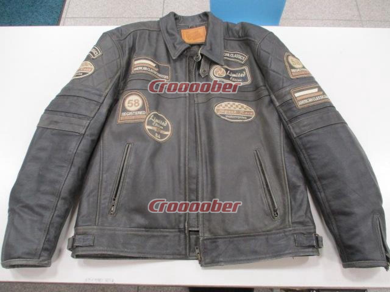 Degner classic brand leather jacket-