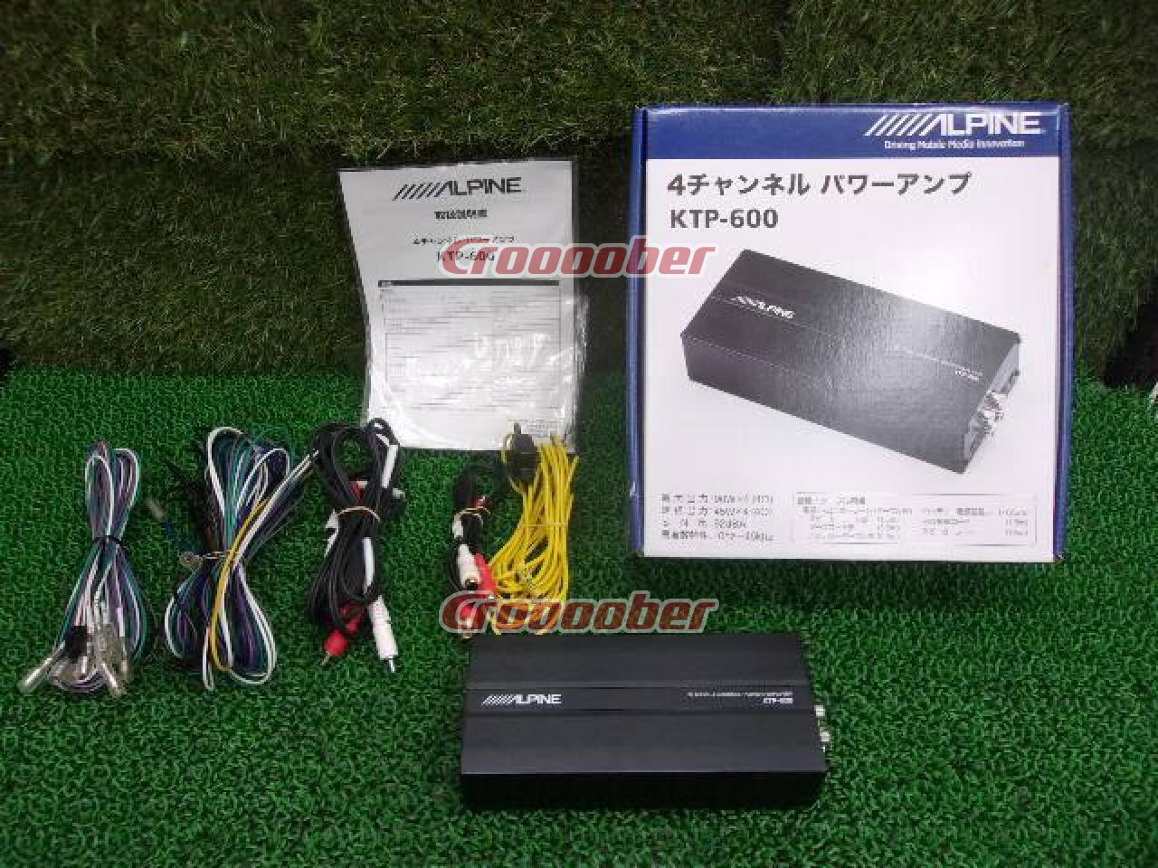 ALPINE KTP-600 4-channel Power Amplifier | Amplifier | Croooober