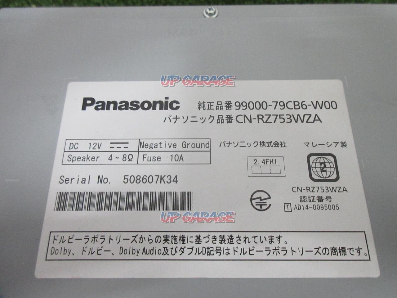 スズキ純正(SUZUKI) Panasonic製 CN-RZ753WZA | カーナビ(地デジ） AV