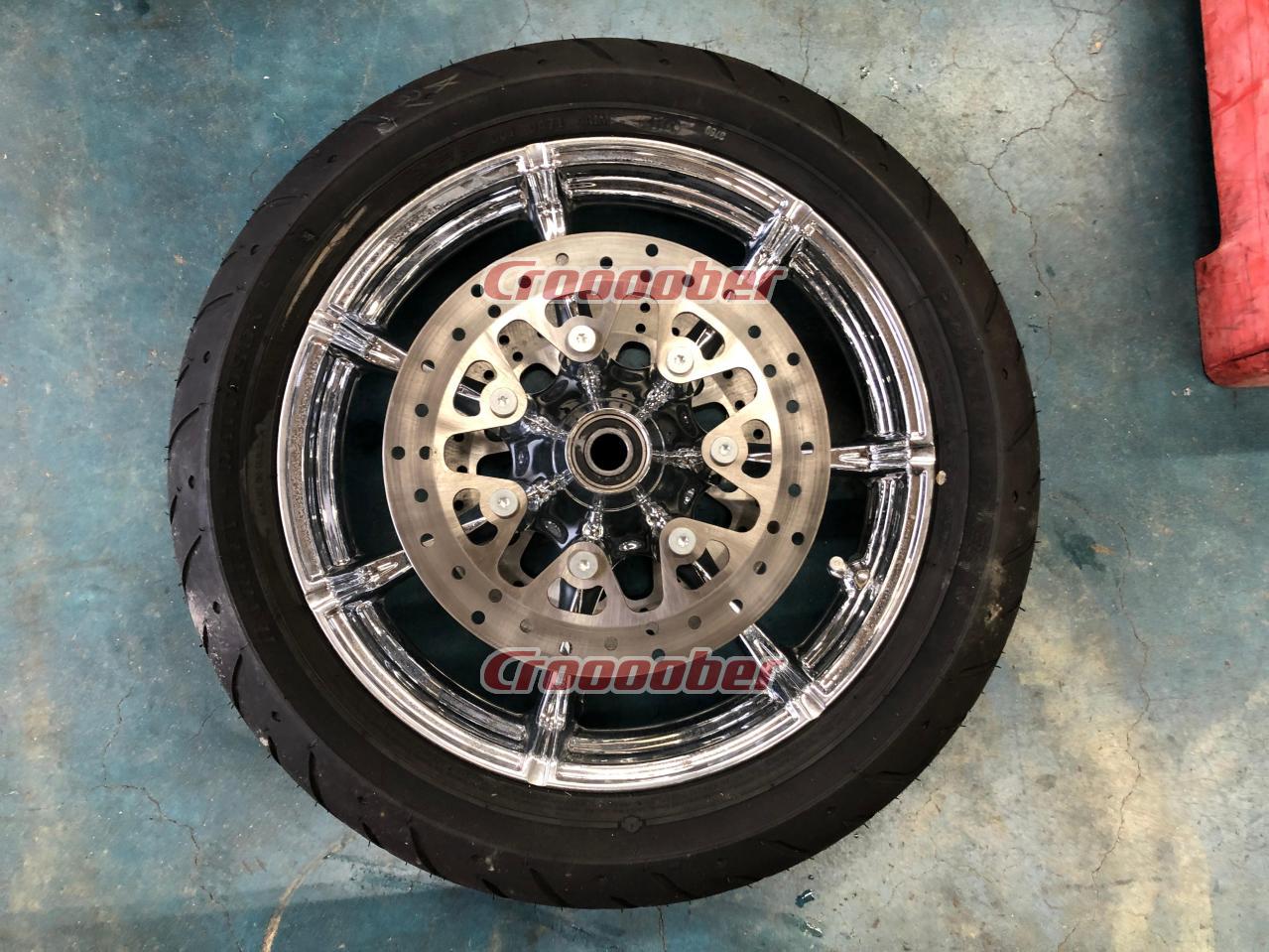Harley-Davidson Original Aluminum Wheel + DUNLOP D408F - Rim