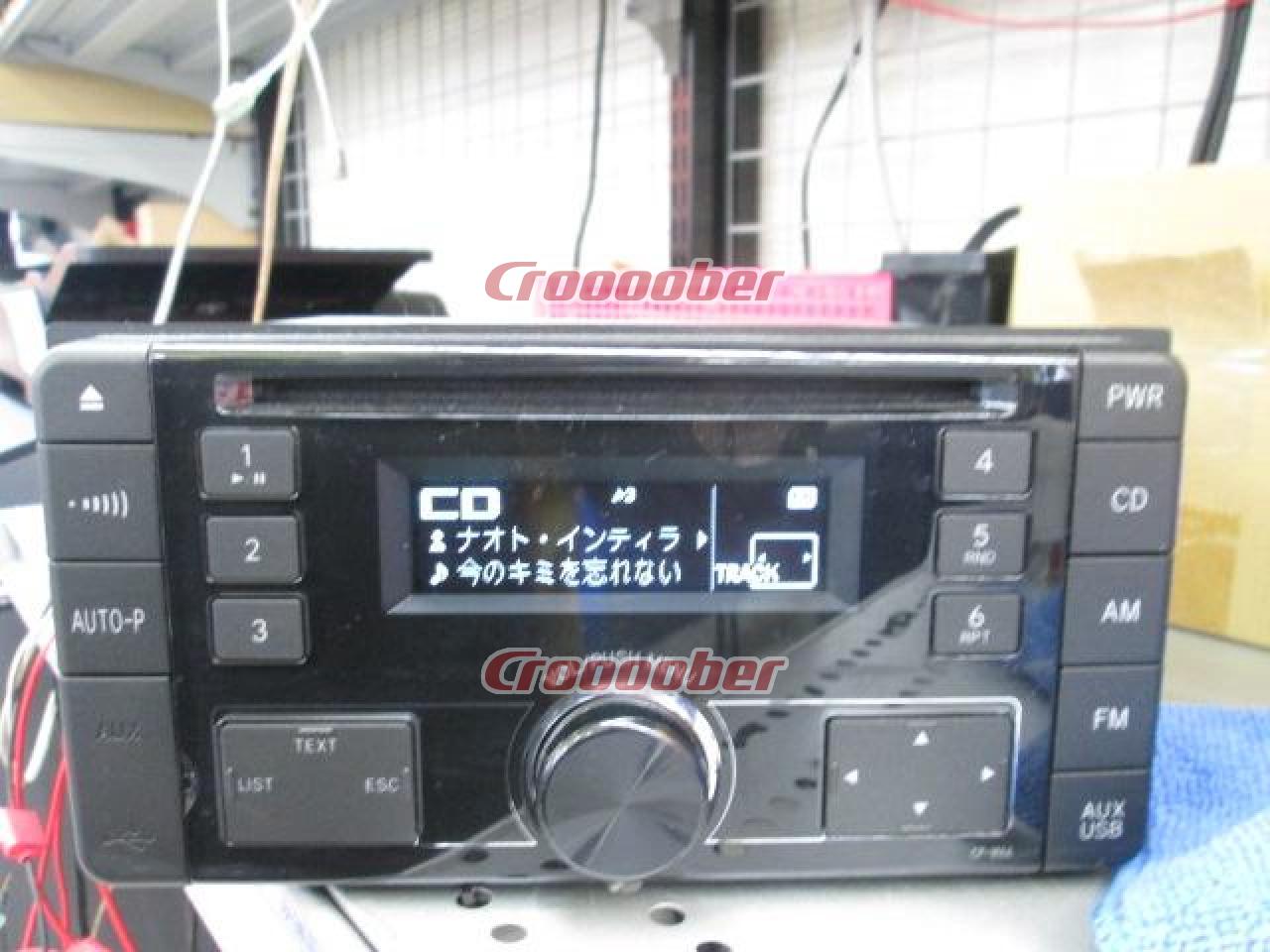 トヨタ純正(TOYOTA) [CP-W66/DEH-8068ZT)] USB/CDチューナー (2DIN/200mm) ヘッドユニット  CDチューナーパーツの通販なら Croooober(クルーバー)