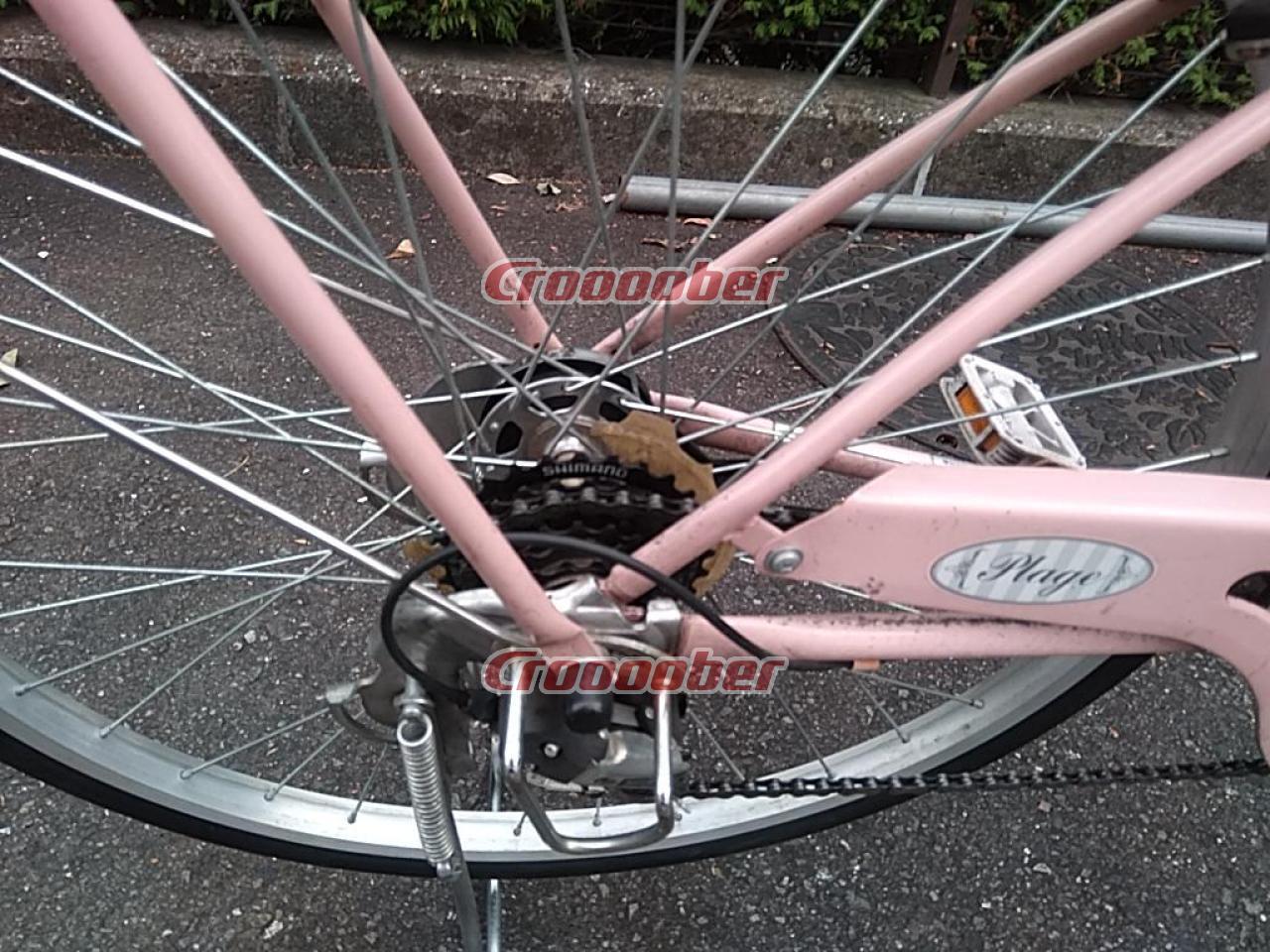 Maruishi(丸石サイクル) Plage 26インチシティサイクル ピンク ...
