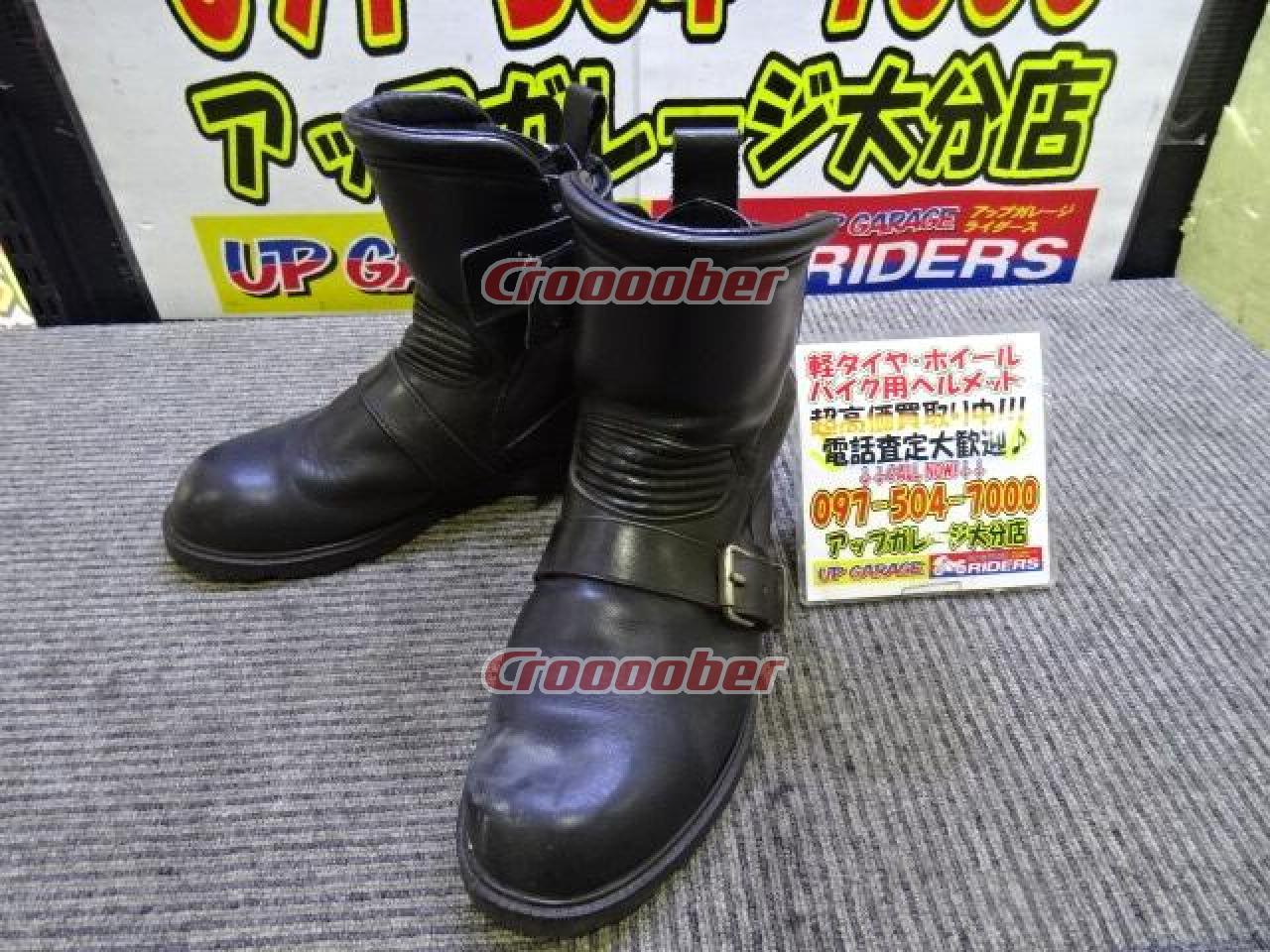 KADOYA(カドヤ) ブラックアンクルレザーブーツ 【サイズ26.5cm ...