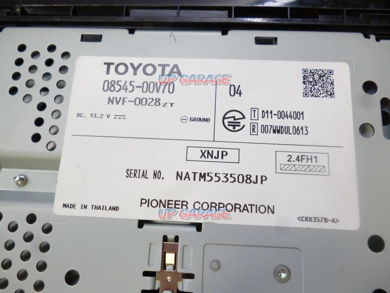 トヨタ NSCP-W62 2DINワイド 2012年 ワンセグ/CD/AUX/Bluetooth/ラジオ
