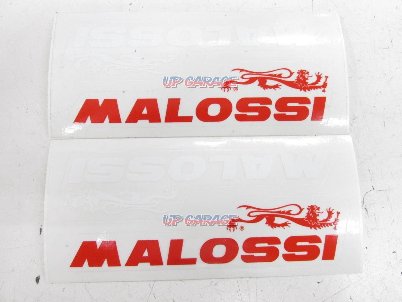 MALOSSI Marosshi Sticker Small 1 Each For White/red X 2 Mount Size 44×95mm, Other Accessories