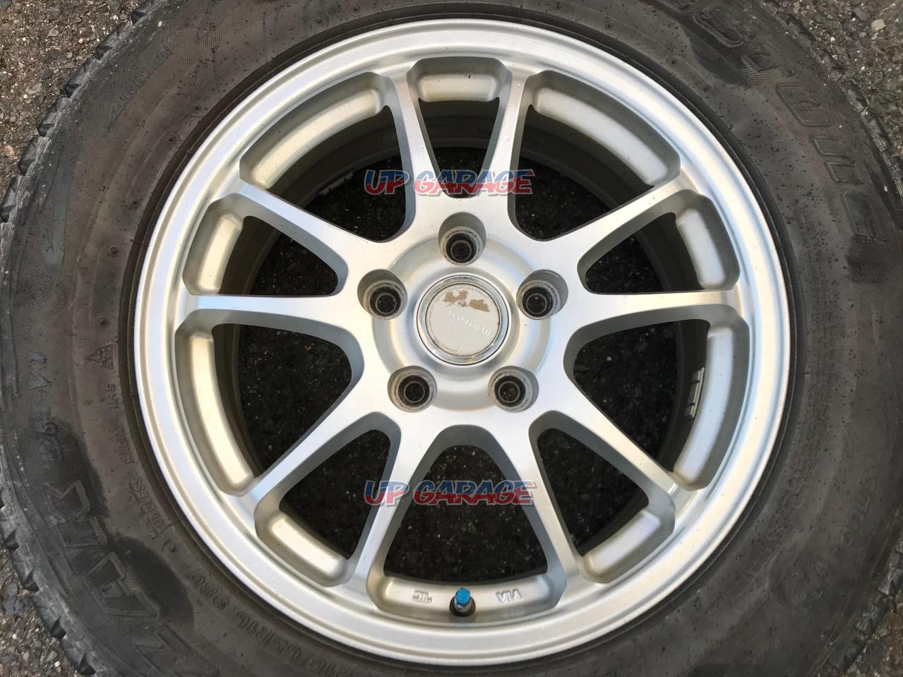 ☆ブリヂストン エコフォルム SE-10 16インチ アルミ ホイール 6.5J + 