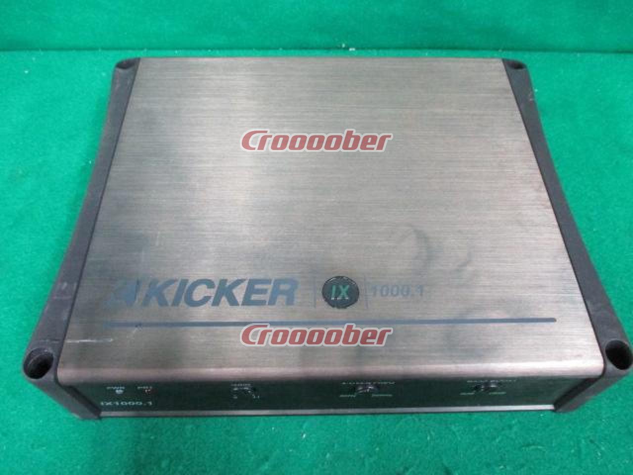 KICKER IX1000.1 | アンプ アンプパーツの通販なら | Croooober 