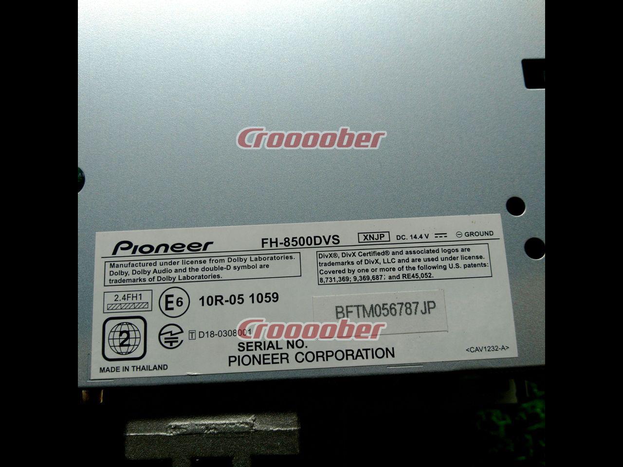 Carrozzeria FH-8500DVS | CD+USB/i-Pod Tuners | Croooober