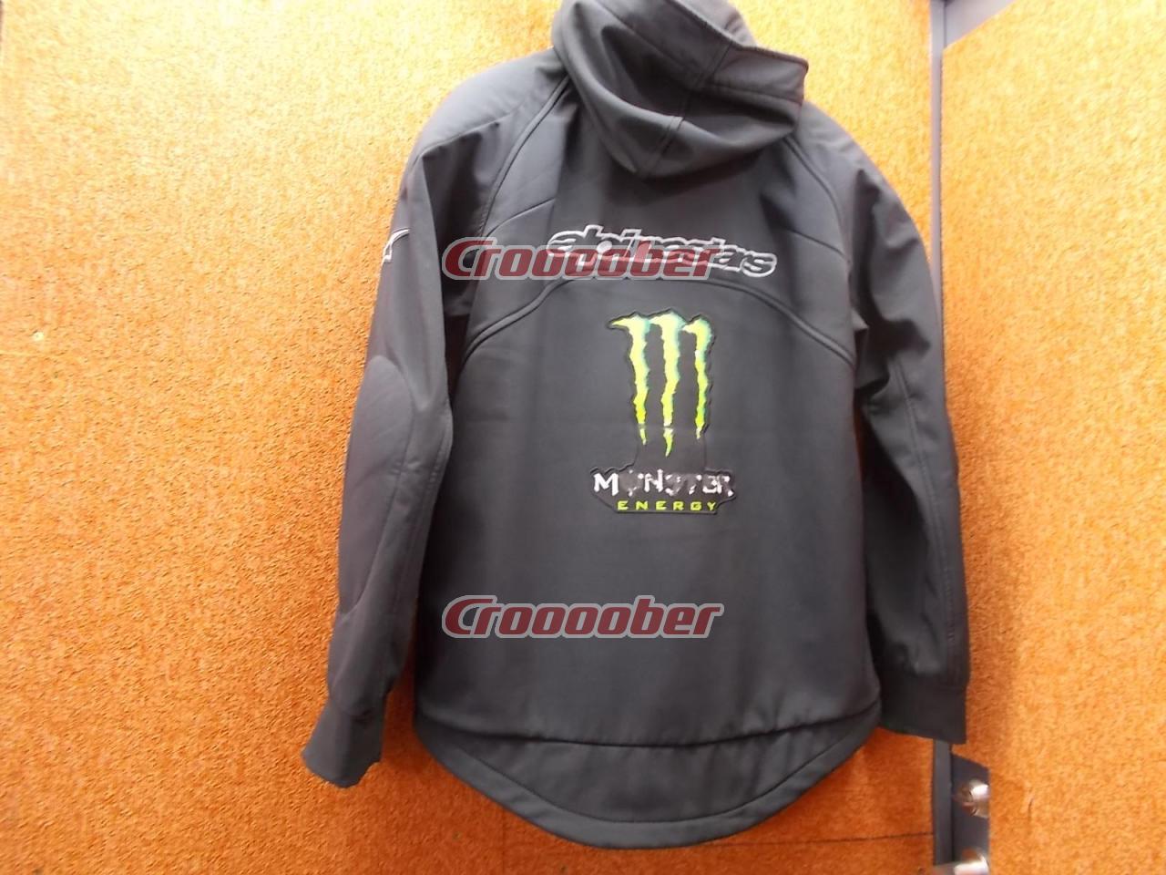 Size: L Alpinestars X Monster Energy Soft Shell Parka Jacket