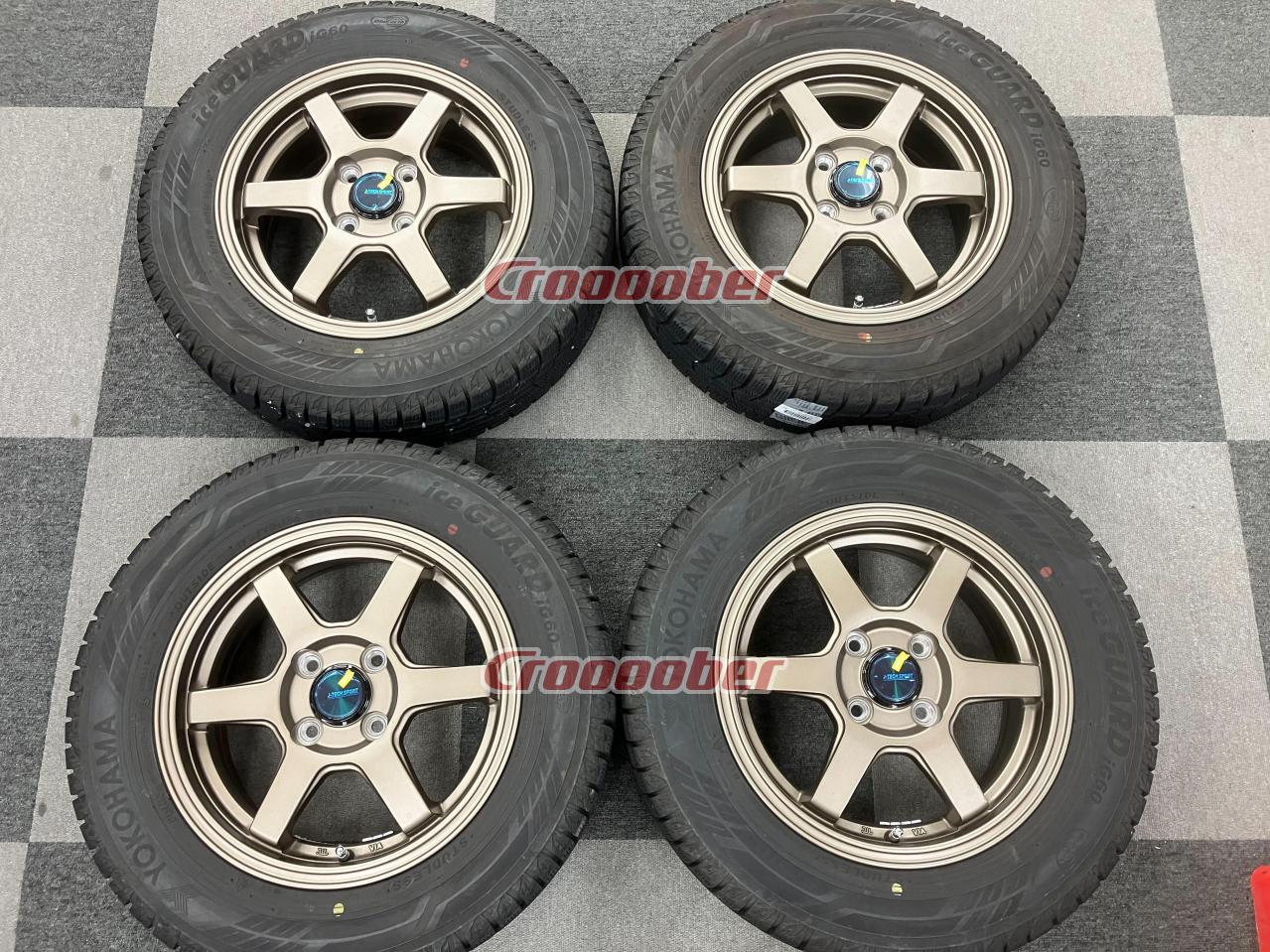 J-TECH SPORT Alloy Wheels + Yokohama Ice GUARD IG60 - 5.5Jx14+45100-4H for  Sale | Croooober