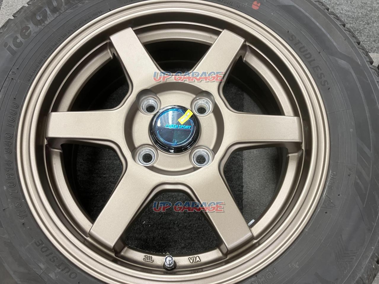 J-TECH SPORT Alloy Wheels + Yokohama Sale | IG60 5.5Jx14+45100-4H GUARD - Croooober for Ice